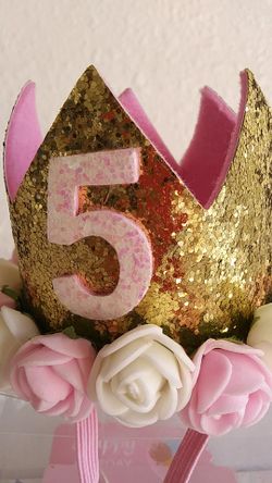 Tiara crown baby girls/kids birthday hat