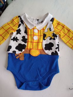 Disney Baby Infant Toy Story Woody costume onesie