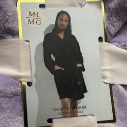 pink victoria secret medium short plush robe