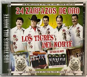 LOS TIGRES DEL NORTE. 24 Zarpazos de Oro. Music CD. USED