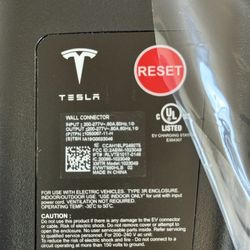 Tesla High Power Wall Connector Charger 8' Cable 2nd Gen. Model S X 3 Y Grey