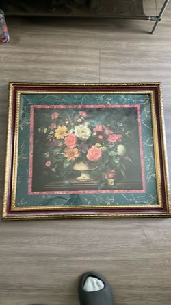 Frame picture of flowers