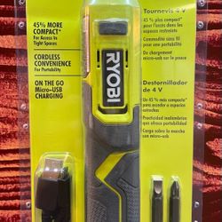 Ryobi FVD01K 4V Screwdriver (new)