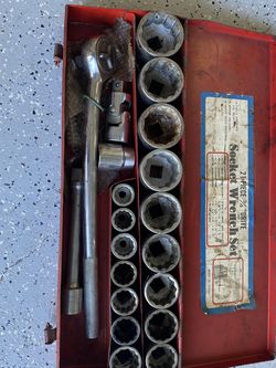 21 piece 3/4 drive set