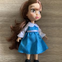 NWOT Disney Animators Collection Belle Beauty and the Beast 5" Mini Doll With Dress