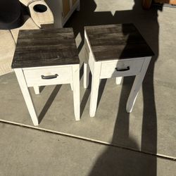 Small White Night Stands 