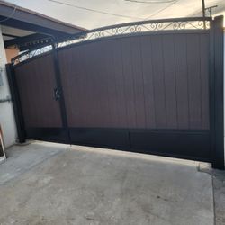 Fence Door Gates Vinyl Wood Composite