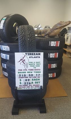 215 50 17 BRAND NEW TIRE TIRES $69 EACH $276 SET