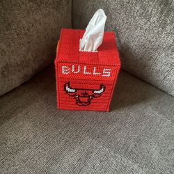 Bulls Tissue Box Cover 