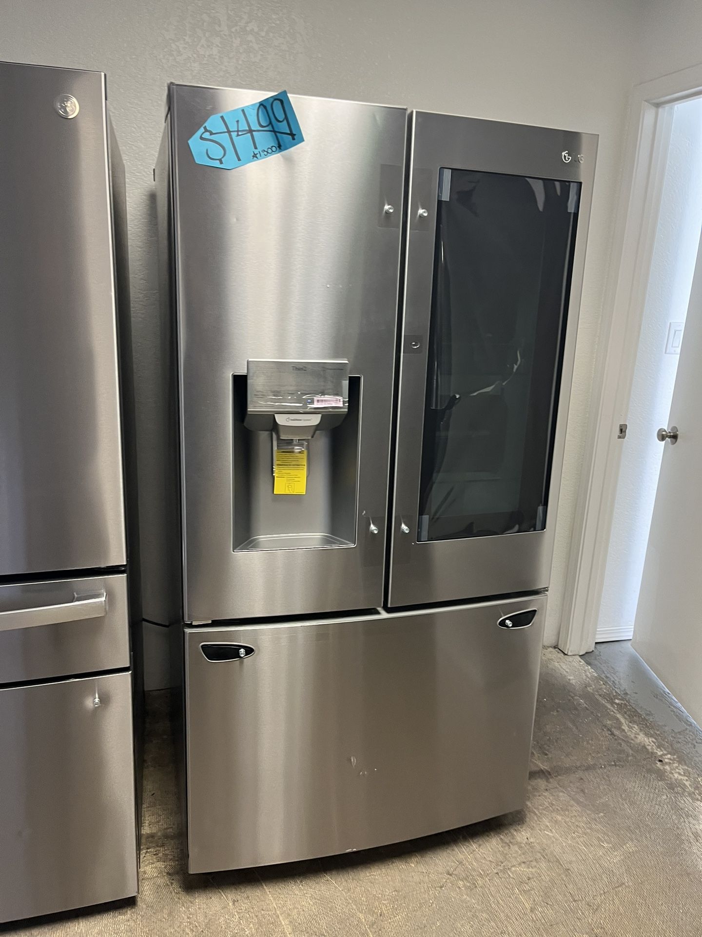 Lg ? French Door Fridge With Instaview Technology 