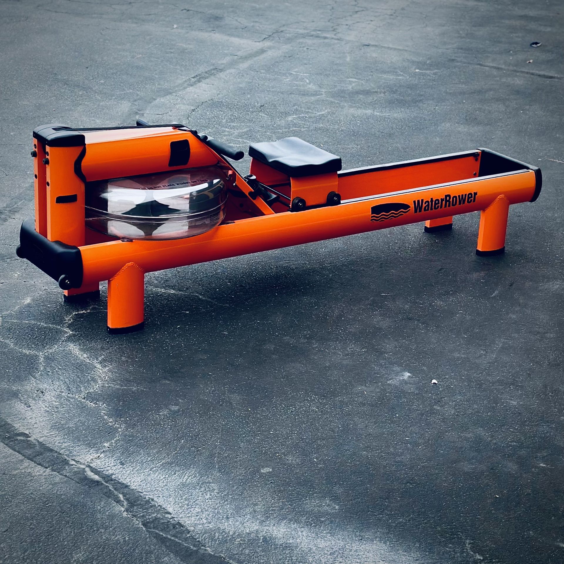 Orangetheory Orange Hi-Rise WaterRower Rowing Erg Exercise Machine (not Ergatta or Peloton)