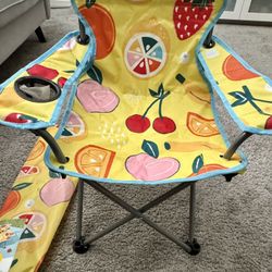 Kids Portable Folding Chair With Cup Holder And Carrying Bag. New Condition. Feel Free To Message Me Anytime!