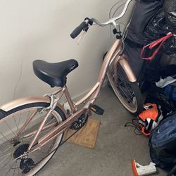 Rose gold bike