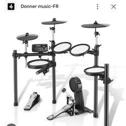 Donner DED-300 Electronic Drum Set & Yamaha BD Pedal  