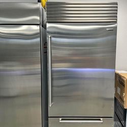 36” INCH SUBZERO REFRIGERATOR BOTTOM FREEZER 