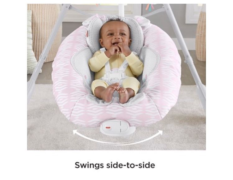 Fisher Price Snugabear Sweetie Cradle & Swing
