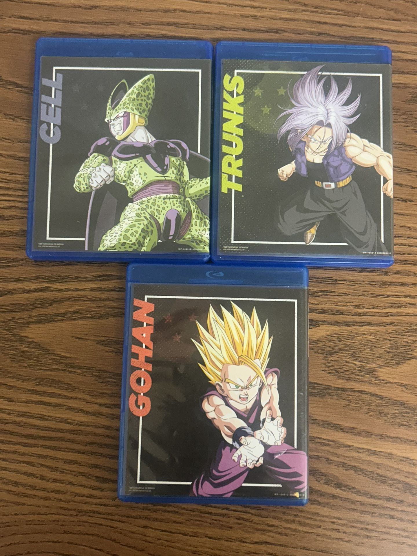 Dragon Ball Z Blu-ray Collector’s Set – Gohan, Trunks & Cell Art Covers