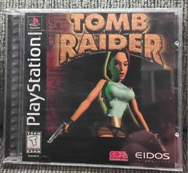 Playstation 1 game Tomb Raider Black label