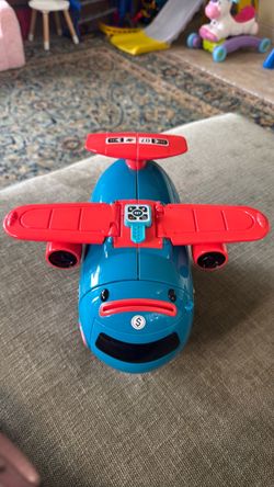 Kids Toy Airplane with Face Design