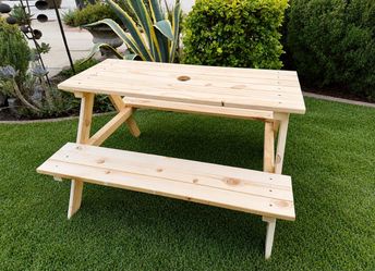 Toddler picnic bench