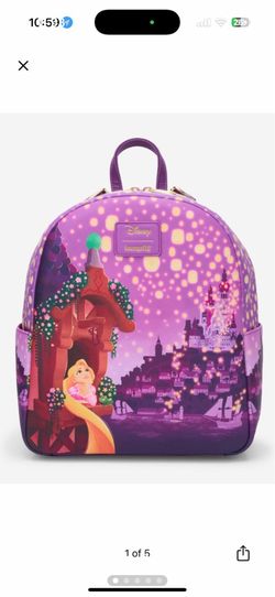 Disney loungefly rapunzel tangled lantern night mini backpack
