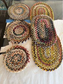 Vintage coffee table mats