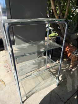 Metal & Glass shelf