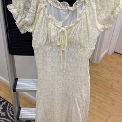 Ivory Dress Large