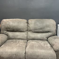 Gently Used Double Recliner Loveseat – Very Comfortable!