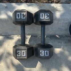 Dumbbells - 30ibs Both For Sale