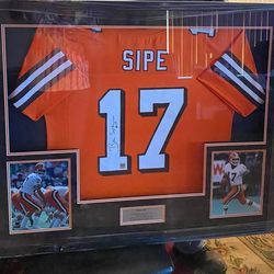 Brian sipe autographed authenticated jersey