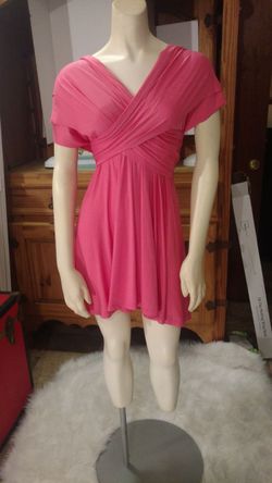 Paradise wrap around dress pink small!