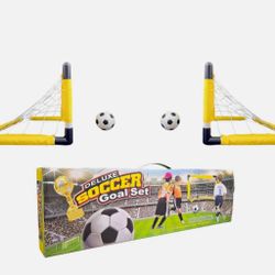 Kid’s Deluxe Soccer Goal Set Toy