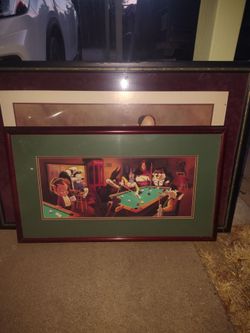 Looney Tunes Billiards Framed Art Print