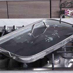Plancha  Grande Doble Antiderente Nueva Princes House 