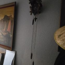  GERMAN ANTIQUE CLOCK  $199