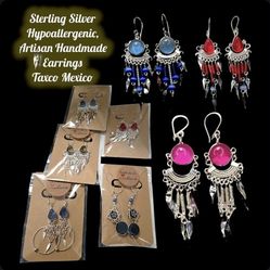 Silver Earrings 925 
