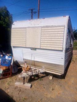 Travel trailer mostly gutted inside for storage we deliver