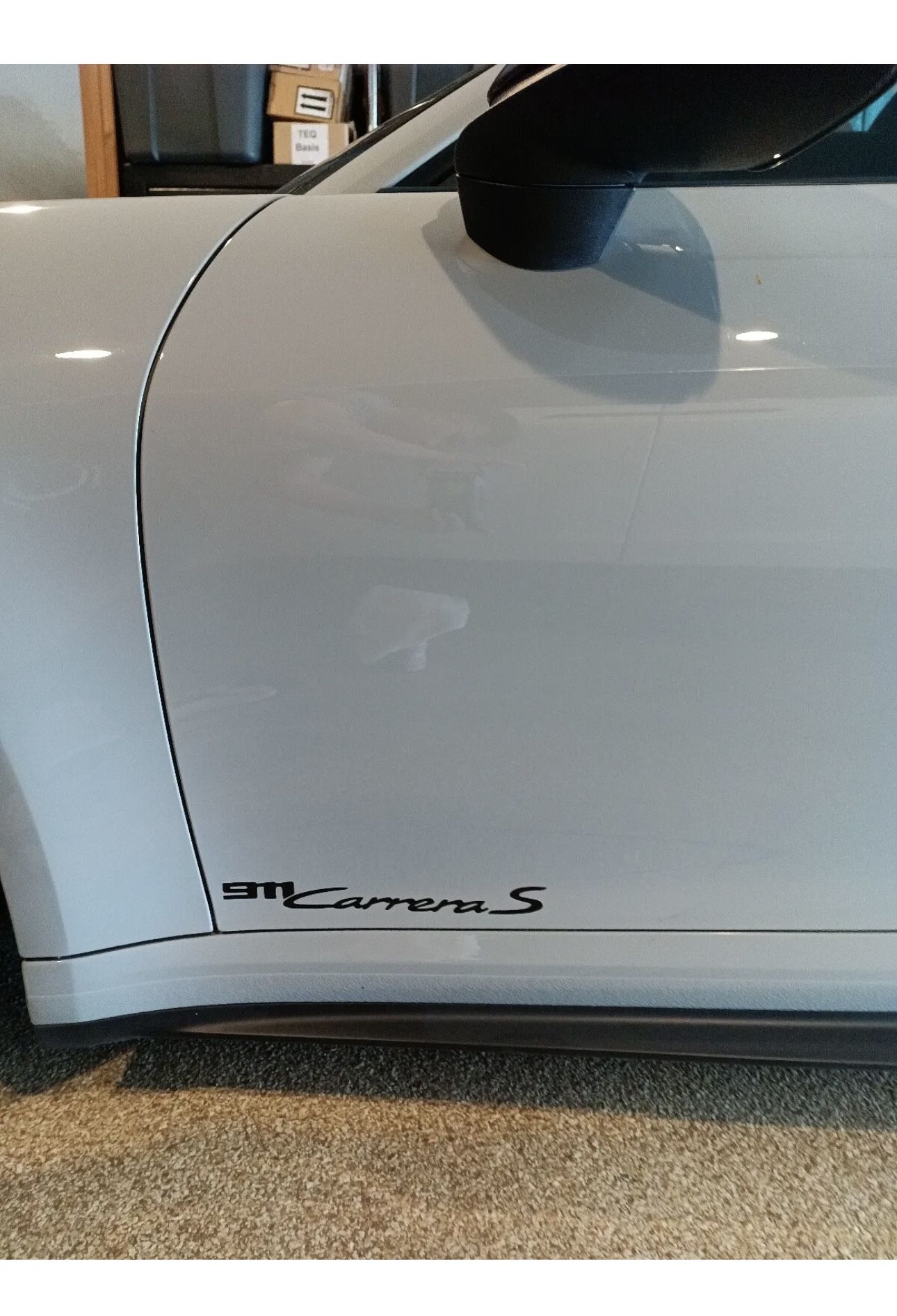 Porsche 992 911 Carrera S Door 2X Decal Side Die cut ( SET ) Vinyl 3M Logo