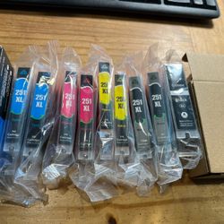 Set Of 9 Cannon 251 XL Cartridges 