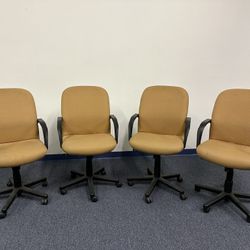 Set Of 4 Office Chairs