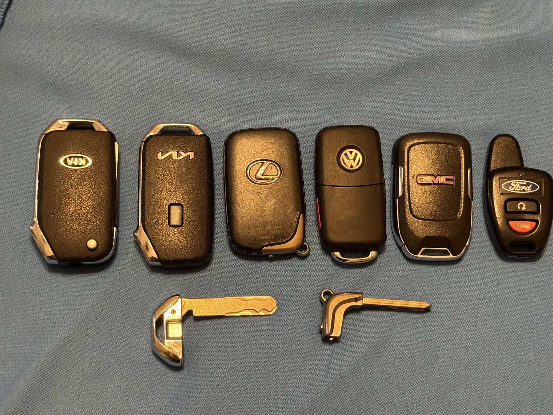 Set of keys used for different brands ..!