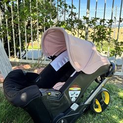 Doona Car Seat & Stroller Combo – Pink – Good Condition – No Base