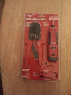 Milwaukee Strip Crimp Punch Tool Kit