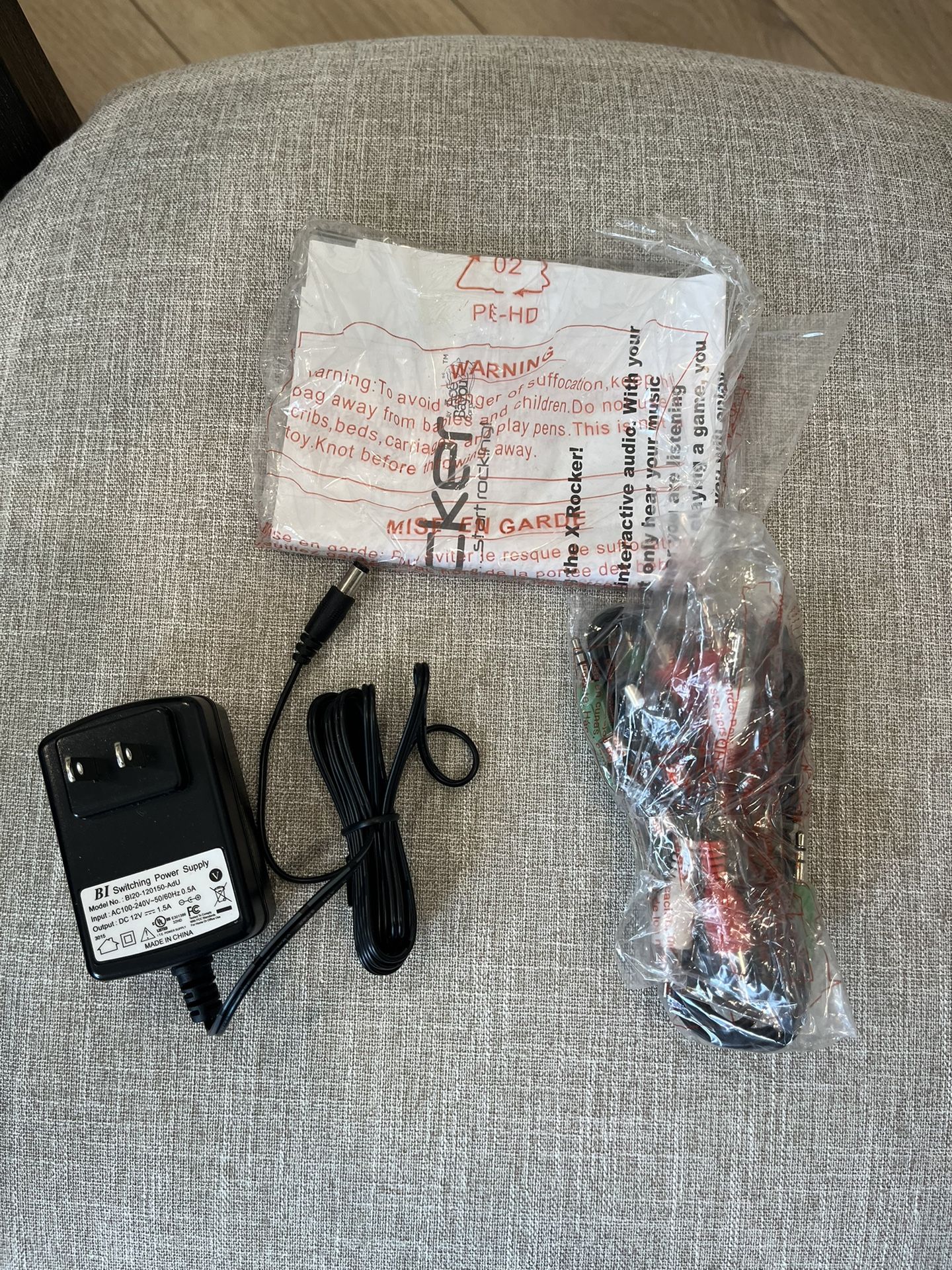 Audio and Power cables for X rocker Gaming chair