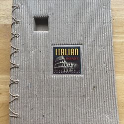 Starbucks Coffee book, notebook Italian Roast , book