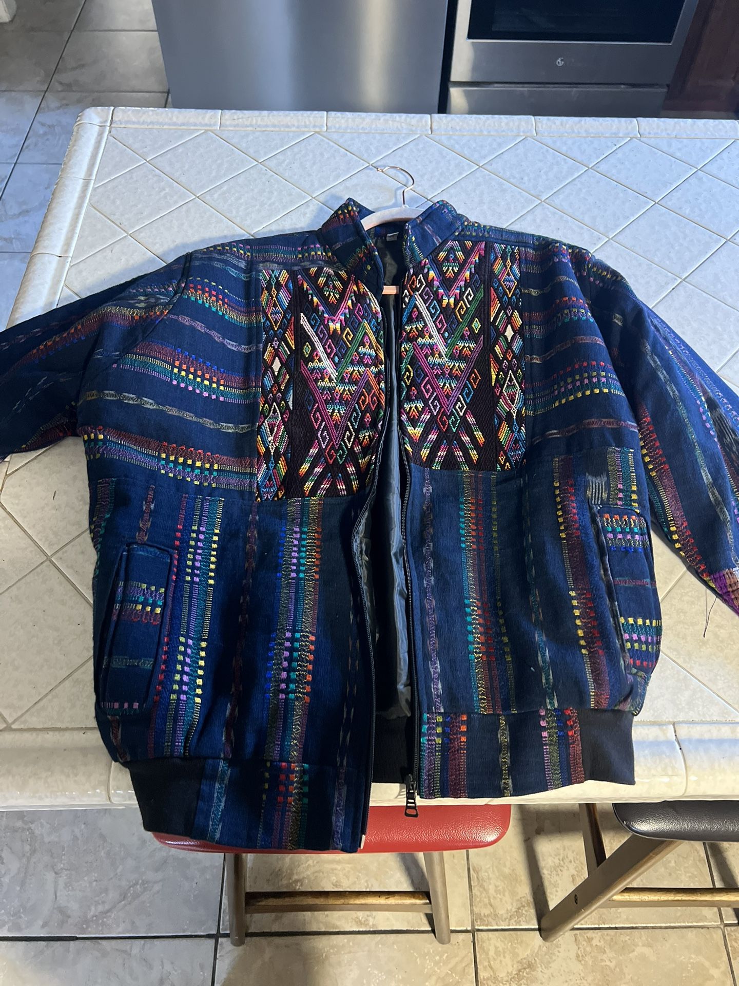 Handmade Guatemalan Bomber Jacket