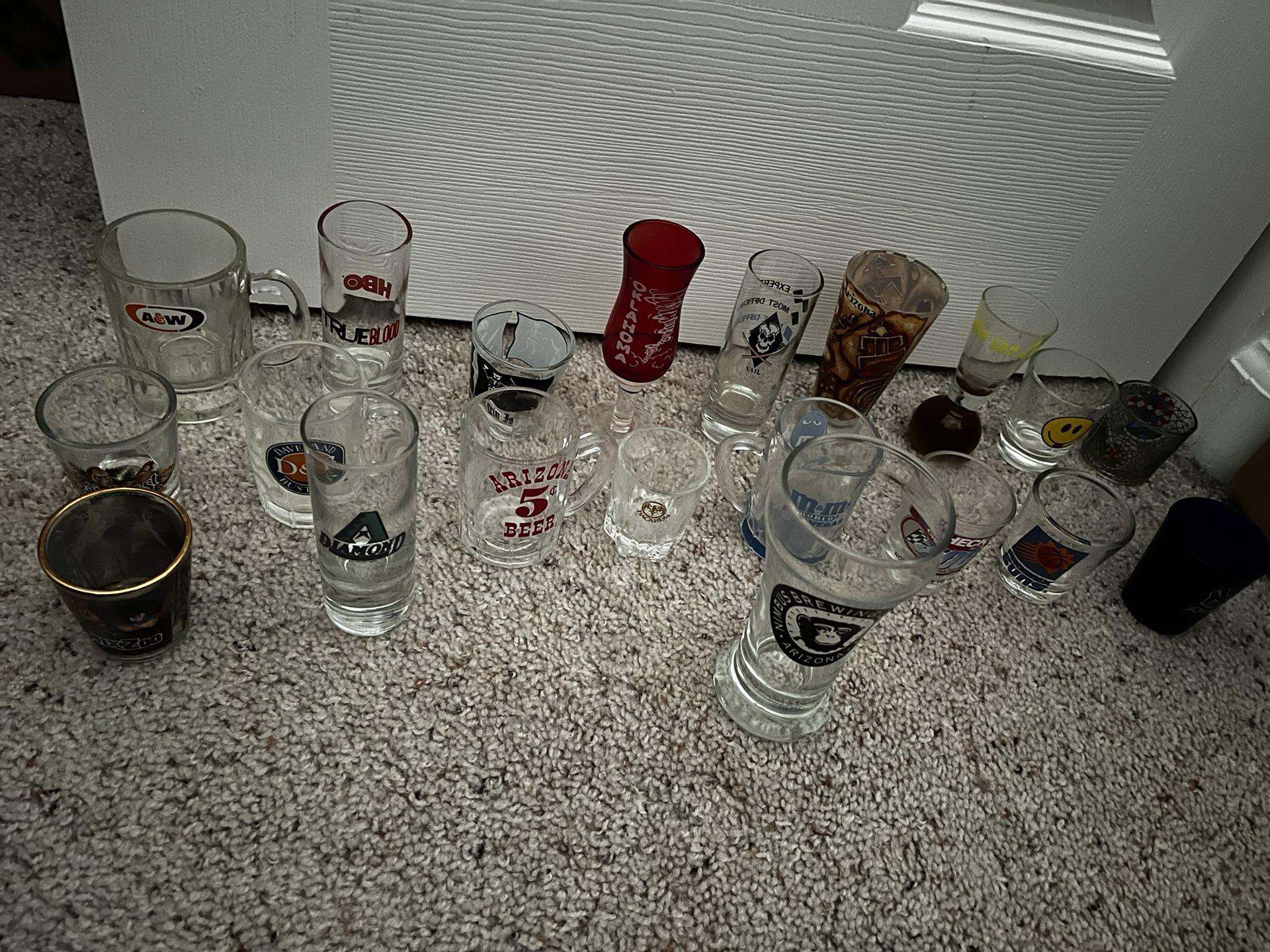 Assorted Shot Glasses