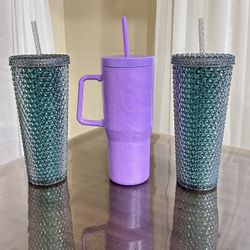 NEW Diamond Pattern Tumblers( 3 For $10) 