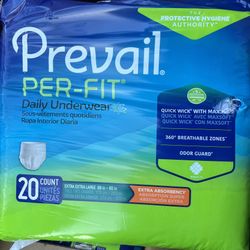 Prevail $20count Adult Diapers